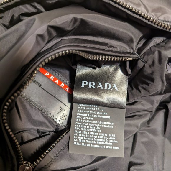 Prada Men's Reversible Padded Nylon Jacket - Picture 7 of 7